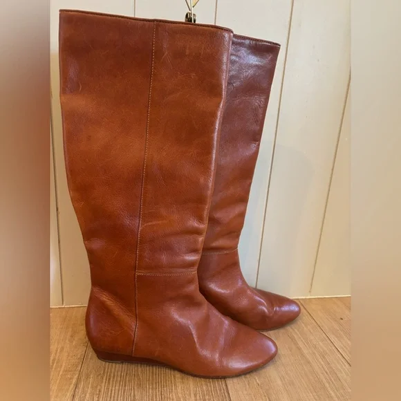 Loeffler Randall Maltilde Riding Boots Cognac - Picture 4 of 13